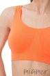 Tоп бесшовный на широких бретелях Giulia Tank Top Orange Neon S/M Оранжевый - изображение 4
