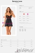 Сорочка жіноча з трусиками Obsessive Serena Love chemise M/L Чорна - зображення 5