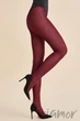 Колготки плотные с узором Gabriella Celest 80d 5 Bordo - изображение 2