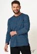Мужской комплект/пижама хлопковый Key MNS 384 B24 2XL Синий - изображение 2