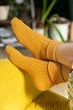 Шкарпетки жіночі теплі з вовни STEVEN 093 Wool 35-37 Жовті - зображення 3