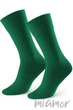 Шкарпетки жіночі теплі з вовни STEVEN 093 Wool 38-40 Зелені - зображення 2