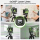 Лазерный уровень Huepar Z04CG 4D (16 линий) 360° | Bluetooth, LCD, зелёный луч, двойное питание - изображение 3