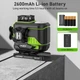 Лазерный уровень Huepar Z04CG 4D (16 линий) 360° | Bluetooth, LCD, зелёный луч, двойное питание - изображение 4