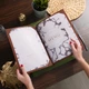 Папка для меню листов А4 Inko Horeca Кожаная с твёрдой обложкой и кожаными уголками ШМ10А4 Коричневый - изображение 8