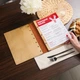 Папка для меню под лист A5 Inko Horeca с кожаным форзацем М03А5 Светло Коричневый - изображение 6