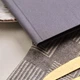 Текстильная папка для меню А5 Inko Horeca с креплением на планку и винты TM02A5 Темно Серый - изображение 5