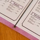 Кожаная папка А5 Inko Horeca для меню с фиксацией на резинку ШМ06А5 Розовый - изображение 6