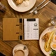 Папка для меню А5 Inko Horeca с кольцевым механизмом M04A5 Дуб Светло Коричевый - изображение 3