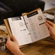 Папка для меню А5 Inko Horeca с кольцевым механизмом M04A5 Дуб Светло Коричевый - изображение 10