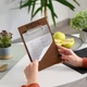 Планшет для меню Inko Horeca с зажимом П08А5 Фанерный - изображение 10