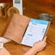 Папка меню А5 Inko Horeca кожаная с кольцевым механизмом ШМ01А5 Коричневый Тобакко - изображение 10