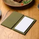 Блокнот Inko Horeca Текстильный для официантов ТБ001 200 х 110 мм Оливковый - изображение 1