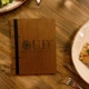 Папка для меню А5 Inko Horeca деревяная на кожаной ленте M01A5 Коричневый Орех - изображение 2