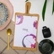 Планшет Inko Horeca в форме кухонной доски на кольцях П10А4 Дуб - изображение 1