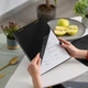 Планшет меню Inko Horeca с кожаной обложкой и зажимом П04А5 Черный - изображение 4