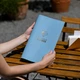 Обложка для меню А7 Inko Horeca кожаная с кольцевым механизмом ШМ01А7 Светло Голубой - изображение 9