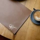 Плейсмат для тарелки Inko Horeca прямоугольный из кожи Capri ШП001 Коричневый - изображение 4