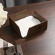 Салфетница Inko Horeca с открытыми углами для обеденных салфеток 160 х 160 мм Темно Коричневый - изображение 1