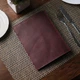 Папка меню А5 Inko Horeca двухслойна кожаная с кольцевым механизмом и кожаными кутами ШМ11А5 Бордовый - изображение 9