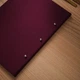 Текстильная папка для меню А4 Inko Horeca с креплением на планку и винты ТМ02А4 Бордовый - изображение 4
