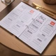 Меню папка А4 Inko Horeca Фанерная с кольцевым механизмом М04А4 Темно Коричневый - изображение 7