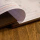 Фанерная папка меню А4 Inko Horeca с бронзовыми петлями M05A4 Темно Коричневый - изображение 8