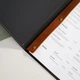 Папка для меню А4 Inko Horeca кожаная с твёрдой обложкой и креплением на винты ШМ12А4 Коричневый - изображение 6