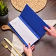 Папка для меню А6 Inko Horeca текстильная с V-образным креплением TM03A6 Синий - изображение 6