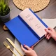 Папка для меню А6 Inko Horeca текстильная с V-образным креплением TM03A6 Синий - изображение 7