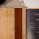 Фанерная папка для меню Inko Horeca под лист A4 с кожаным форзацем М03А4 Дуб Светло Коричневый - изображение 6