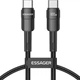 Дата кабель USB-C to USB-C 1.0m 100W black Essager (EXCTT1-XC01) - зображення 1