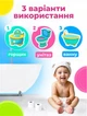 Наліпки для привчання дитини до горщику дитячі наліпки в горщик унітазу туалету стикери термоактивні що проявляються від тепла у горшок термонаклейки багаторазові навчання користування горщиком морські тварини - зображення 5