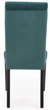 Krzesło do kuchni i salonu Halmar Diego 2 ciemnozielone/Czarne (5905248121881) - obraz 2