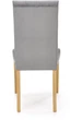 Krzesło do kuchni i salonu Halmar Diego 3 Jasny popiel/Dąb miodowy (5905248121935) - obraz 3