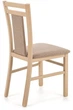 Стілець для кухні та вітальні Halmar Hubert 8 Бежевий/Дуб сонома (5905248122215) - зображення 4