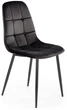 Krzesło do kuchni i salonu Halmar K417 Czarne (5905248125728) - obraz 1