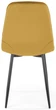 Krzesło do kuchni i salonu Halmar K417 Musztardowe (5905248125735) - obraz 5