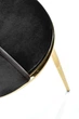 Krzesło do kuchni i salonu Halmar K460 ze złotym stelażem Czarne (5905248125780) - obraz 11