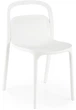 Krzesło do kuchni Halmar K490 plastikowe Białe (5905248125810) - obraz 5