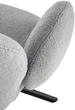Стілець для кухні та вітальні Halmar K498 обертальний Попелястий (5905248126022) - зображення 5