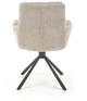 Стілець для кухні та вітальні Halmar K495 обертальний Бежевий (5905248125940) - зображення 14