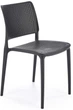 Стілець для кухні Halmar K514 пластиковий Чорний (5905248126282) - зображення 1