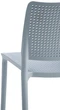 Стілець для кухні Halmar K514 пластиковий Світло-блакитний (5905248126299) - зображення 2