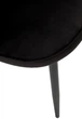 Krzesło do kuchni i salonu Halmar K506 Czarne ze wzorem (5905248126152) - obraz 6