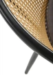 Krzesło do kuchni i salonu Halmar K508 z rattanu Popielate (5905248126183) - obraz 6