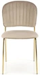 Стілець для кухні та вітальні Halmar K499 зі золотим каркасом Бежевий (5905248126039) - зображення 17