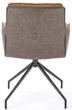 Krzesło do kuchni i salonu Halmar K523 obrotowe Brązowe (5905248126497) - obraz 3