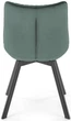 Стілець для кухні та вітальні Halmar K520 обертальний Темно-зелений (5905248126428) - зображення 8