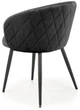 Krzesło do kuchni i salonu Halmar K430 Czarne (5905248131866) - obraz 2